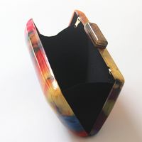 Pvc Arylic Oil Painting Square Evening Bags main image 3