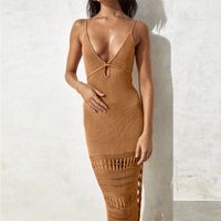 Women's Beach Solid Color 1 Piece Cover Ups main image 3