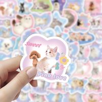 Cute Dog Cat Pet Bag Storage Box Notebook Journal Stickers main image 1