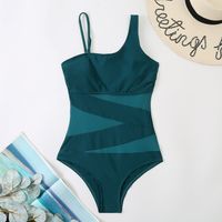 Women's Simple Style Solid Color Backless One Piece main image 5