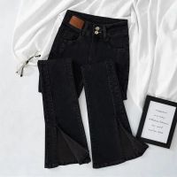 Women's Daily Casual Solid Color Full Length Pocket Washed Button Jeans sku image 18
