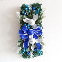 Christmas Fashion Pine Cones Ball Bow Knot Plastic Party Hanging Ornaments 1 Piece sku image 6