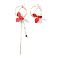 Exaggerated Modern Style Flower Metal Copper Plating Inlay Acrylic Crystal Pearl 18k Gold Plated Gold Plated Silver Plated Women's Drop Earrings Ear Studs sku image 20