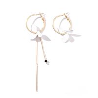 Exaggerated Modern Style Flower Metal Copper Plating Inlay Acrylic Crystal Pearl 18k Gold Plated Gold Plated Silver Plated Women's Drop Earrings Ear Studs sku image 23