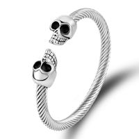 Fashion Solid Color Stainless Steel Bangle 1 Piece sku image 58