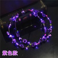 Sweet Led Lights Flash Luminous Garland Headdress Children Toy sku image 1