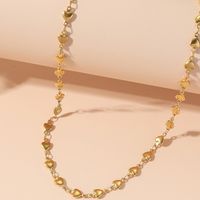 Décontractée Style Moderne Forme De Cœur Acier Au Titane Polissage Placage Plaqué Or 18k Collier sku image 3