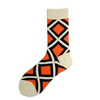 Men's Casual Letter Cotton Polyester Cotton Crew Socks A Pair sku image 8