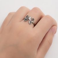 Simple Style Butterfly Stainless Steel Rings main image 3