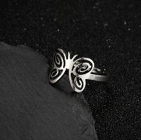 Simple Style Butterfly Stainless Steel Rings sku image 6