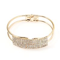 Acero Inoxidable Latón Metal Estilo Clásico Ropa De Calle Hip Hop Ahuecar Enchapado Embutido Animal Circón Cristal Artificial Perlas Artificiales Pulsera Brazalete sku image 10