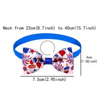 Independence Day Pet Bow Tie American Flag Sign main image 4