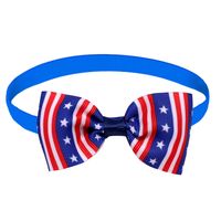 Independence Day Pet Bow Tie American Flag Sign sku image 3