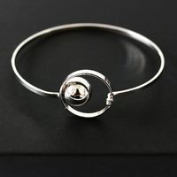 Acero Inoxidable Latón Metal Estilo Clásico Ropa De Calle Hip Hop Ahuecar Enchapado Embutido Animal Circón Cristal Artificial Perlas Artificiales Pulsera Brazalete sku image 12