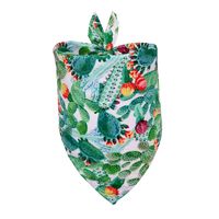 New Daily Casual Polyester Cactus Pattern Dog Scarf Pet sku image 1