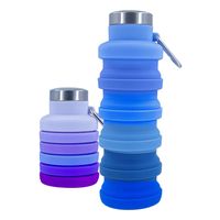 Casual Solid Color Silica Gel Water Bottles main image 4