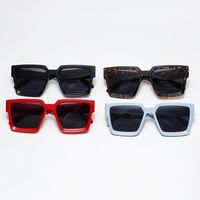 Simple Style Solid Color Pc Square Full Frame Women's Sunglasses main image 5