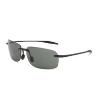 Sports Solid Color Pc Square Frameless Sports Sunglasses sku image 2
