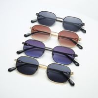 Ins Style Streetwear Solid Color Ac Square Full Frame Women's Sunglasses main image 4