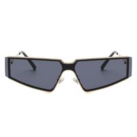 Lady Simple Style Solid Color Ac Special-shaped Mirror Full Frame Women's Sunglasses main image 6