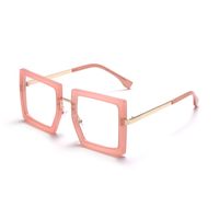 Streetwear Solid Color Pc Square Half Frame Women's Sunglasses sku image 5