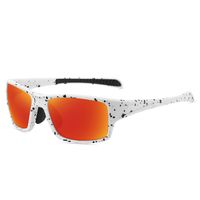 Original Design Solid Color Tac Square Full Frame Sports Sunglasses sku image 8