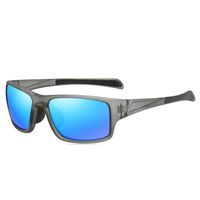 Original Design Solid Color Tac Square Full Frame Sports Sunglasses sku image 10