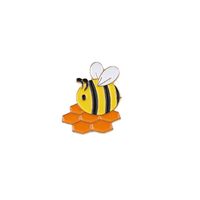 Cute Letter Bee Alloy Enamel Unisex Brooches main image 4