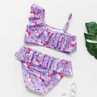 Girls' Bikini Set Ruffled Frill Children's Split Swimsuit Children Swimsuit main image 4