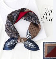 Women's Simple Style Printing Satin Silk Scarves sku image 10