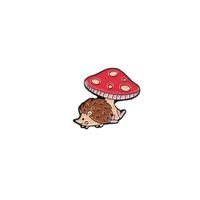 Simple Style Letter Cat Mushroom Alloy Enamel Unisex Brooches main image 4