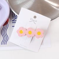 Ins Style Letter Flower Butterfly Imitation Pearl Alloy Plating Inlay Rhinestones Hair Clip sku image 16