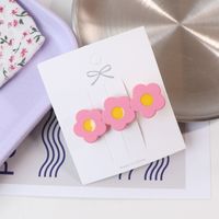 Ins Style Letter Flower Butterfly Imitation Pearl Alloy Plating Inlay Rhinestones Hair Clip sku image 15