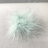 Retro Solid Color Feather Unisex Brooches sku image 15