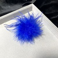 Retro Solid Color Feather Unisex Brooches main image 3