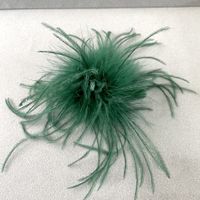 Retro Solid Color Feather Unisex Brooches sku image 16