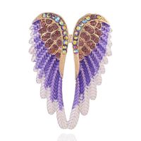 Retro Wings Alloy Inlay Artificial Gemstones Unisex Brooches main image 3