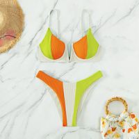 Women's Multicolor Backless 2 Piece Set Bikinis main image 5