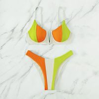 Women's Multicolor Backless 2 Piece Set Bikinis main image 1