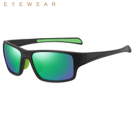 Original Design Solid Color Tac Square Full Frame Sports Sunglasses main image 3
