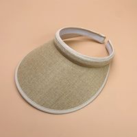 Women's Simple Style Solid Color Wide Eaves Sun Hat sku image 1