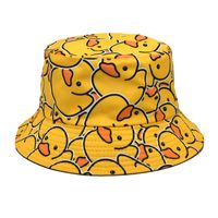 Unisex Cute Duck Wide Eaves Bucket Hat sku image 1