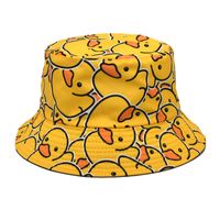 Unisex Cute Duck Wide Eaves Bucket Hat main image 3