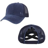 Unisex Casual Simple Style Stripe Lattice Flower Curved Eaves Baseball Cap main image 3