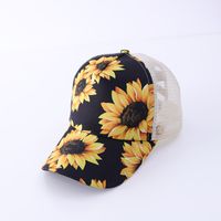 Unisex Casual Simple Style Stripe Lattice Flower Curved Eaves Baseball Cap sku image 8