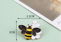 Cute Letter Bee Alloy Enamel Unisex Brooches main image 3