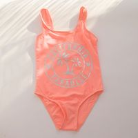 Cute Coconut Tree Printing Bodysuit One-pieces Kids Swimwear sku image 8