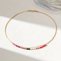 Casual Vacation Geometric Beaded Plating 14k Gold Plated Women's Necklace sku image 2