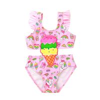 New Girl's Swimsuit One-piece Embroidered Flounced Children's Swimwear Baby Girl High Quality Comfortable High Elastic Swimsuit main image 4