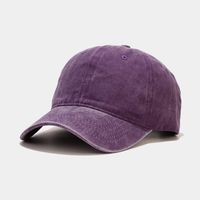 Gorra De Béisbol De Color Sólido Retro Básica Unisex sku image 2